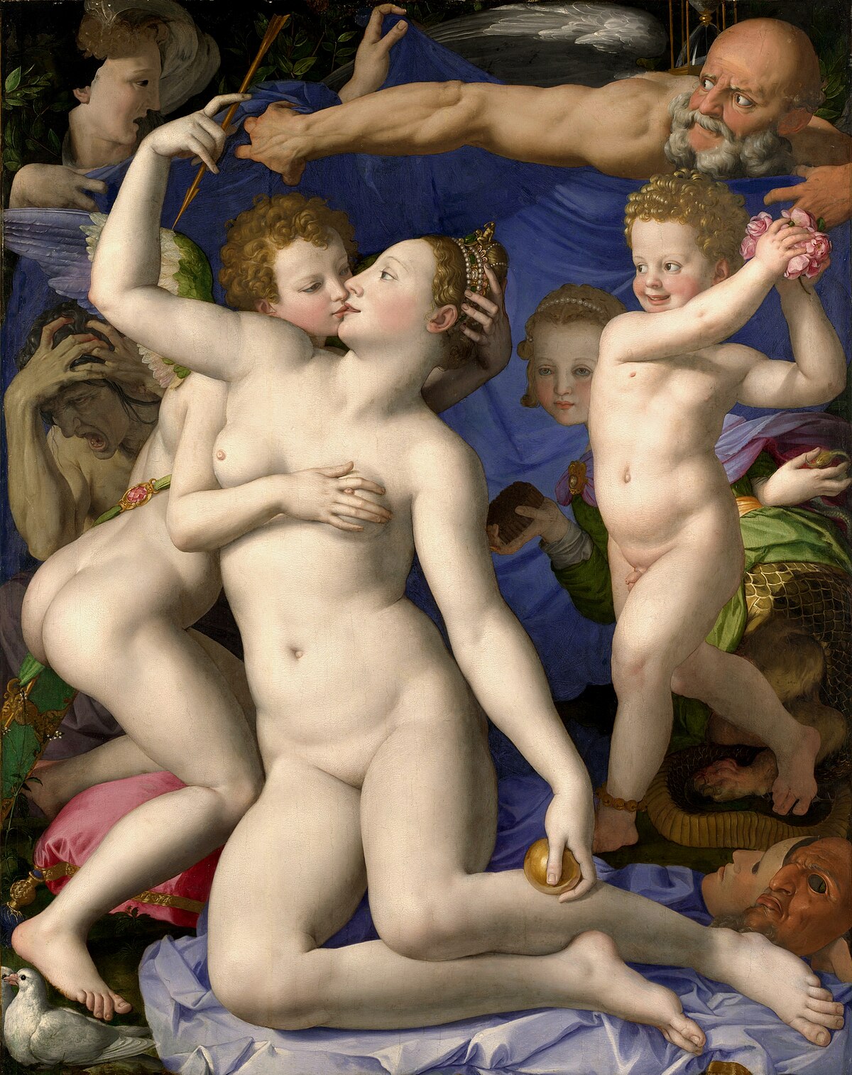 Venus, Cupid, Folly, and Time (An Allegory with Venus and Cupid)